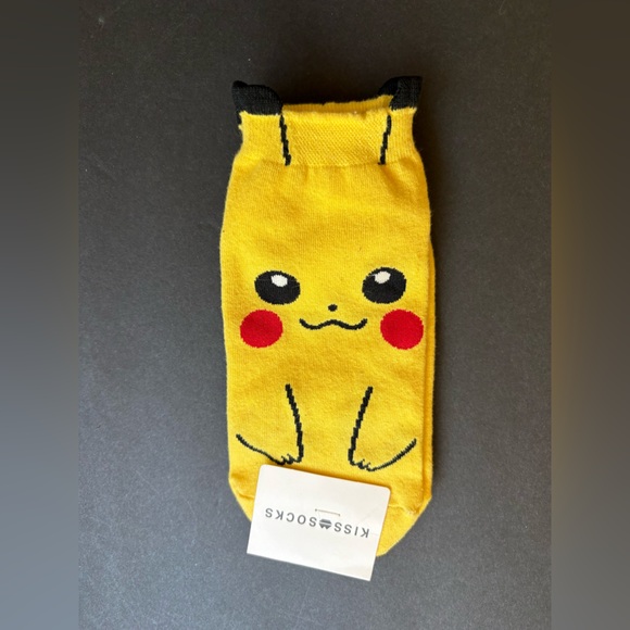 Pokemon Other - Pokemon Yellow Pikachu Kids Socks